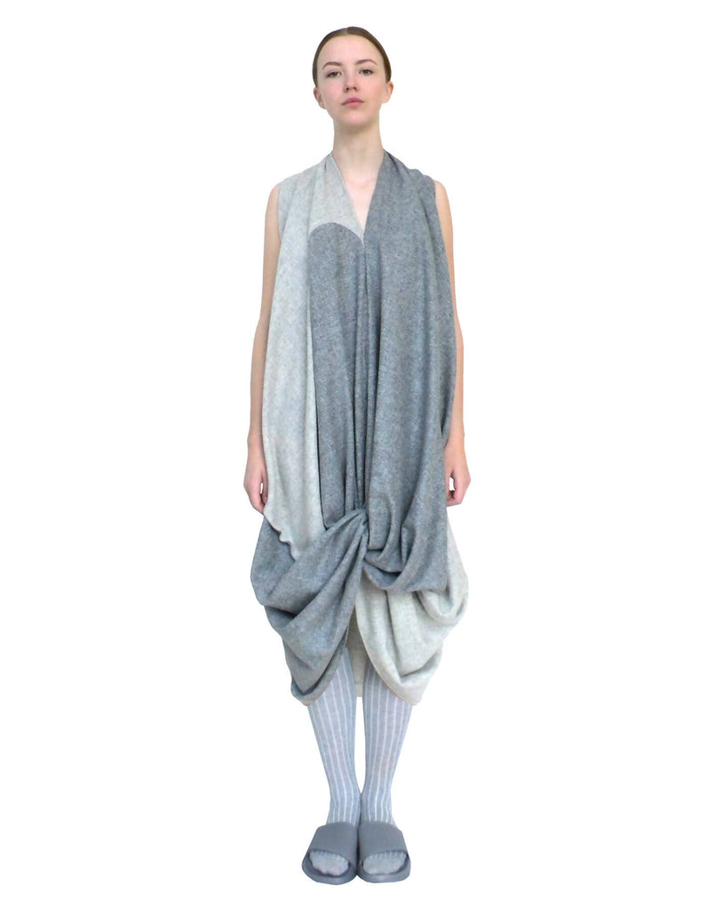 Knotted Wool Dress