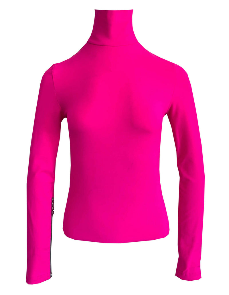 Barbie Pink Turtleneck Top