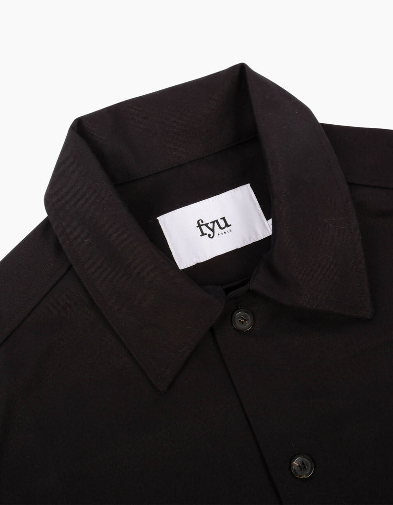 Remi Twill Chore Jacket Black