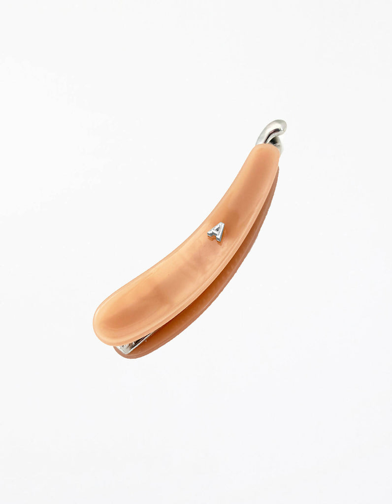 Liv Cellulose Acetate Banana Clip - Peach