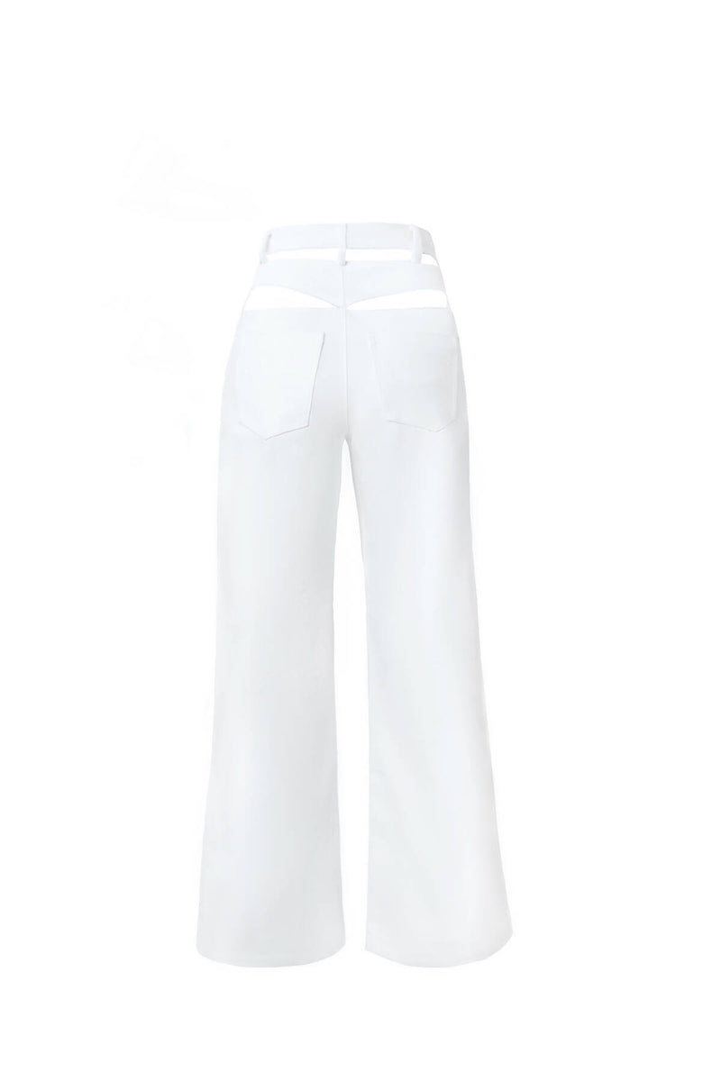 White Cutout Pants Regular priceSale price