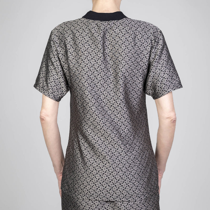 Jacquard Silk T-Shirt Fredo