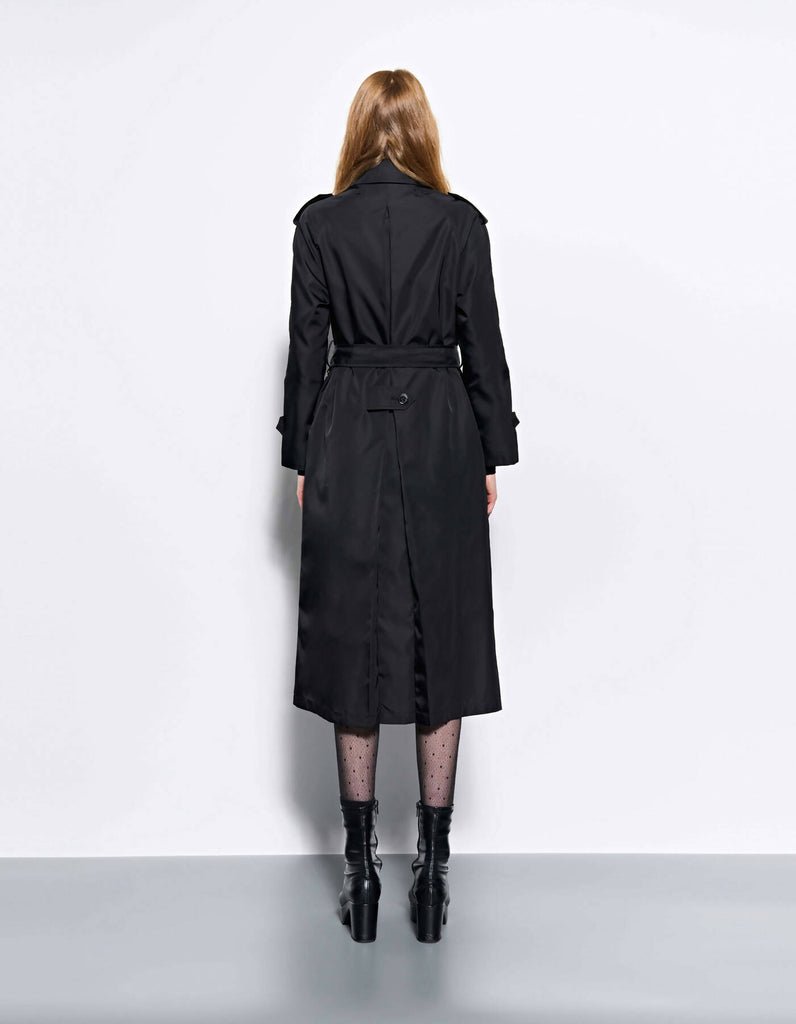 Throat Latch Trench Coat