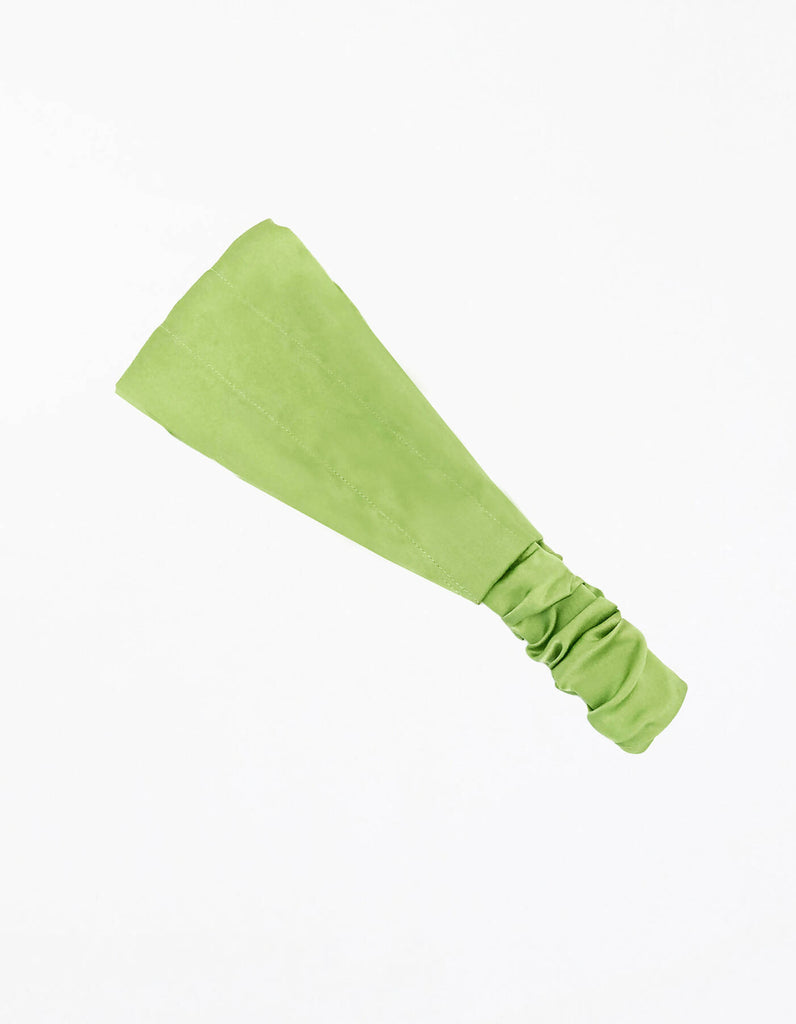 Claudine Silk Headwrap - Pistachio