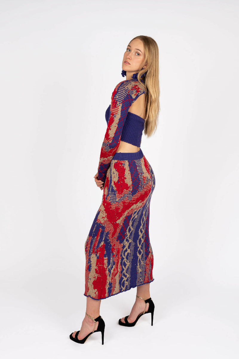 Elevated Knitted Midi Skirt