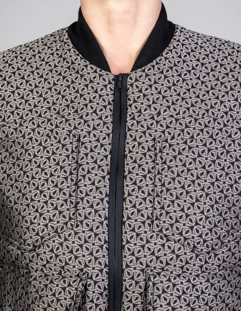 Jacquard Bomber Jacket Moe