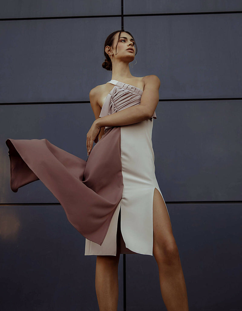 Midi Bell Draped Dress