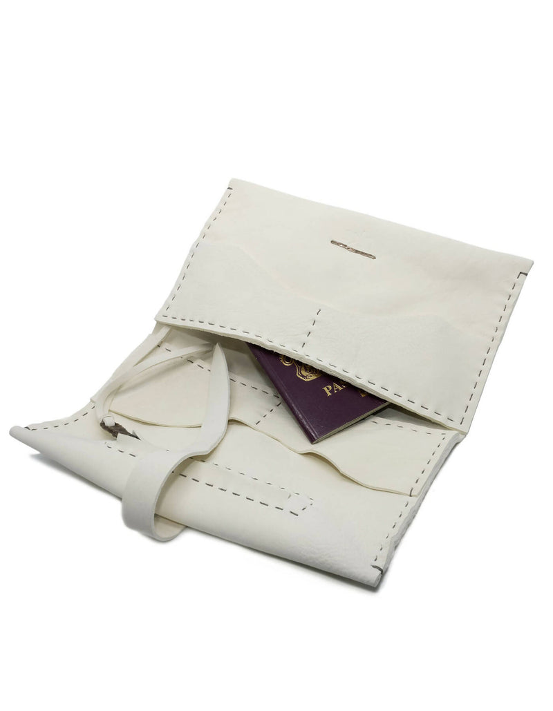 albino culatta leather long wallet