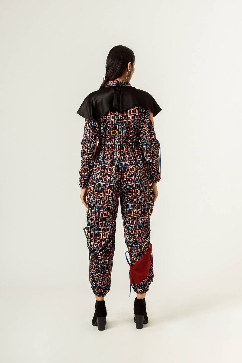 Torment Print Jumpsuit